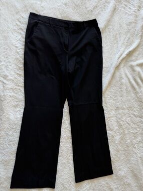 White House Black Market Black Boot-Cut Dress Pants